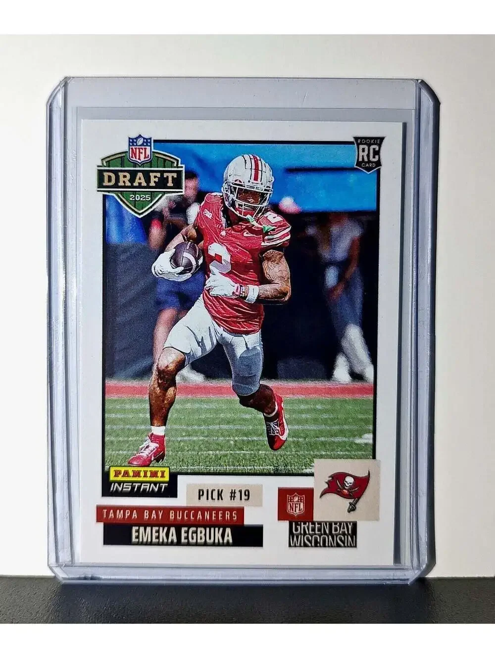 Emeka Egbuka Rookie 2025 NFL Draft #23 Card Tampa Bay Buccaneers 1 of 814